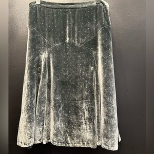 Marc Jacobs velvet skirt. Size 8. Green